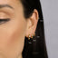 Thick Hoop Earring, Huggies, Unisex, Gold, Silver SHEMISLI - SH326, SH327, SH328, SH329