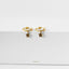 Tiny Star Hoop Earring, Star Drop Huggies, Unisex, Gold, Silver SHEMISLI SH642