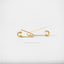 Safety Pin Hoop Earring, Unisex, Gold, Silver SHEMISLI - SH190, SH191