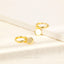 Tiny Disc Drop Hoop, Unisex, Gold, Silver SHEMISLI SH343