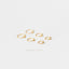 Simple Round Hoop Earring, Huggies, Unisex, Gold, Silver SHEMISLI - SH219, SH221, SH223