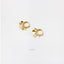 Disc Drop Hoop Earring, Huggies, Unisex, Gold, Silver SHEMISLI SH081