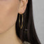 Large Thin Hoop, Light weight Huggies, Unisex, Gold, Silver SHEMISLI - SH268, SH152, SH269