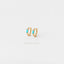 Turquoise Baguette CZ Hoop, Unisex, Gold, Silver SHEMISLI - SH212