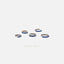 Simple Sapphire CZ Hoop Earring, Huggies, Unisex, Gold, Silver SHEMISLI - SH366, SH367, SH368, SH369, SH370