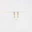 CZ Drop Hoop Earring, Huggies, Unisex, Gold, Silver SHEMISLI SH067, SH338, SH339, SH340, SH341