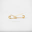 Safety Pin Hoop Earring, Unisex, Gold, Silver SHEMISLI - SH190, SH191