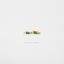 Emerald Baguette Hoop Earring, Huggies, Unisex, Gold, Silver SHEMISLI SH193