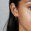 Twisted Wire Hoop, Cable Hoop Earring, Rope Huggies, Simple Thin Hoops, Unisex, Gold, Silver SHEMISLI - SH396, SH397, SH398, SH399, SH033