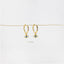Evil Eye CZ Hoop, Unisex, Gold, Silver SHEMISLI SH090