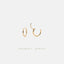 Thin Hoop Ring for Ear Piercings, Hoop With Hinge, 6, 7, 8, 9, 10, 12mm, Unisex, Gold, Silver SH426, SH427, SH428, SH429, SH430, SH432