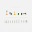 Tiny Teardrop Emerald Threadless Flat Back Lip Labret Stud, 18,16ga, 6-10mm Unisex, Surgical Steel SHEMISLI SS595