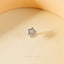 Tiny Star Threadless Flat Back Lip Labret Stud, 18,16ga, 6-10mm Unisex, Surgical Steel SHEMISLI SS905