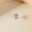 Tiny Star Threadless Flat Back Lip Labret Stud, 18,16ga, 6-10mm Unisex, Surgical Steel SHEMISLI SS906