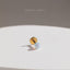 Tiny 3mm Opal Ball Threadless Flat Back Lip Labret Stud, 18,16ga, 6-10mm Unisex, Surgical Steel SHEMISLI SS587