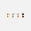 Dainty Dragonfly Threadless Flat Back Nose Stud, 20,18,16ga, 5-10mm Unisex, Surgical Steel SHEMISLI SS581