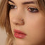 Tiny Dangle 2 Opal Stones Threadless Flat Back Nose Stud, 20,18,16ga, 5-10mm Unisex, Surgical Steel SHEMISLI SS893