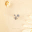 Tiny Triple Star Threadless Flat Back Nose Stud, 20,18,16ga, 5-10mm Unisex, Surgical Steel SHEMISLI SS854