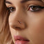 Tiny Triple Star Threadless Flat Back Nose Stud, 20,18,16ga, 5-10mm Unisex, Surgical Steel SHEMISLI SS930