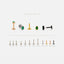 Tiny Teardrop Emerald Threadless Flat Back Nose Stud, 20,18,16ga, 5-10mm Unisex, Surgical Steel SHEMISLI SS595