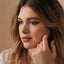 Tiny Moon Threadless Flat Back Nose Stud, 20,18,16ga, 5-10mm Unisex, Surgical Steel SHEMISLI SS907