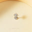 Tiny Star Threadless Flat Back Nose Stud, 20,18,16ga, 5-10mm Unisex, Surgical Steel SHEMISLI SS902