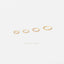 Thin Twisted Hoop Ring for Nose Nostril Piercings, Ear 20gauge, 5,6,7,8,9,10mm, Unisex, Gold Filled, Silver, SHEMISLI - SH305-SH310