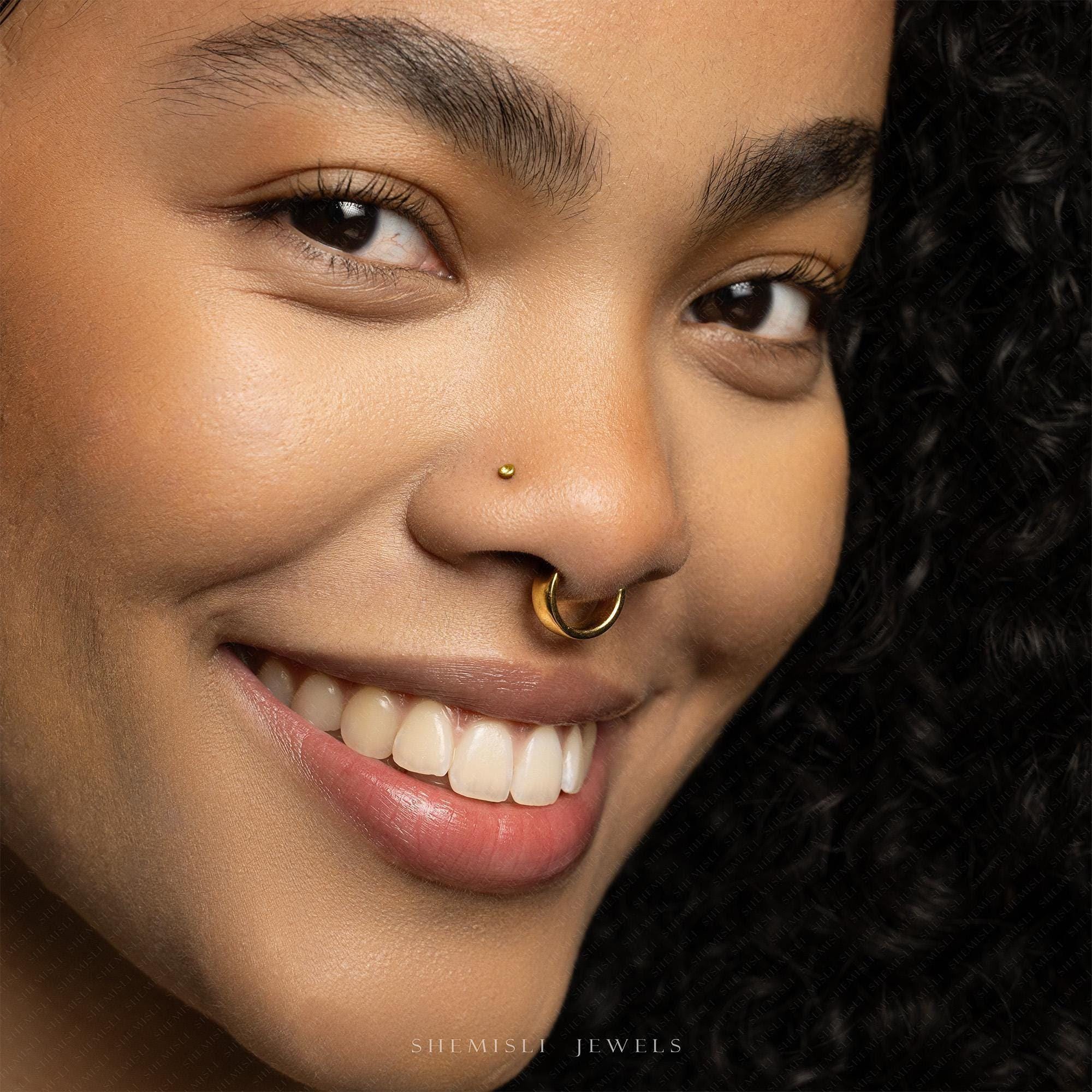 Nose Piercing 16 Gauge 6mm Septum Ring 16 Gauge Cartilage Earrings