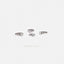 Tiny White CZ Stone Helix Hoop Earring, Unisex, Gold, Silver SHEMISLI SH616, SH617, SH618, SH619