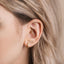 Spike Daith Ring, Daith Hoop, Hinged Clicker Hoop, 16ga 8mm or 10mm, Unisex, G23 Titanium, SHEMISLI SH236, SH237