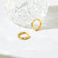 Thin 1.6mm thick Conch Hoop Earring, 8, 9, 10, 12mm, Unisex, Gold, Silver SH548, SH549, SH550, SH552