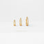 Simple CZ Conch Hoop Earring, Huggies, 8, 9, 10mm Unisex, Gold, Silver SHEMISLI SH182, SH183, SH184