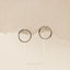 Circle Drop Bar Ear Jacket, Unisex, Gold, Silver SHEMISLI - SJ025