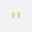 Everyday Marquiose Gem Hoop Huggies Earrings Stack Set, Unisex, Gold, Silver SHEMISLI SH591, SH594