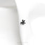a black and white photo of a tie with a flower on it