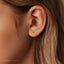 Tiny Bar Threadless Flat Back Earring, 20,18,16ga, 5-10mm Unisex, Surgical Steel SHEMISLI SS589