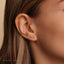 Tiny Triple Star Threadless Flat Back Earring, 20,18,16ga, 5-10mm Unisex, Surgical Steel SHEMISLI SS930