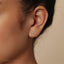 Tiny Open Flower Threadless Flat Back Earring, 20,18,16ga, 5-10mm Unisex, Surgical Steel SHEMISLI SS731
