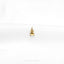 a small yellow bee sitting on top of a white cloth