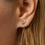 Tiny Fairy Threadless Flat Back Earring, 20,18,16ga, 5-10mm Unisex, Surgical Steel SHEMISLI SS1150