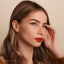 Tiny White Stone Baguette Threadless Flat Back Earring, 20,18,16ga, 5-10mm Unisex, Surgical Steel SHEMISLI SS900