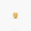 Tiny Monstera Tropical, Swiss Cheese Plant Threadless Flat Back Earring, 20,18,16ga, 5-10mm Unisex, Surgical Steel SHEMISLI SS1068