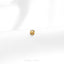 a close up of a white cloth with a gold button