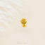 Tiny Daisy Threadless Flat Back Earring, April Birth Flower, 20,18,16ga, 5-10mm Unisex, Surgical Steel SHEMISLI SS1050