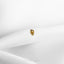 a gold skull on a white background