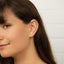 Tiny Gem Dangle Chain Threadless Flat Back Earring, 20,18,16ga, 5-10mm Unisex, Surgical Steel SHEMISLI SS1003