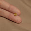 Tiny Cute Skull Threadless Flat Back Earring, 20,18,16ga, 5-10mm Unisex, Surgical Steel SHEMISLI SS1096