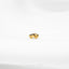 a small gold animal ring on a white background