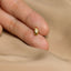 Tiny Finger Heart, Love Hand Sign Threadless Flat Back Earring, 20,18,16ga, 5-10mm Unisex, Surgical Steel SHEMISLI SS1009