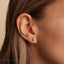 Tiny Teardrop Threadless Flat Back Earring, 20,18,16ga, 5-10mm Unisex, Surgical Steel SHEMISLI SS851
